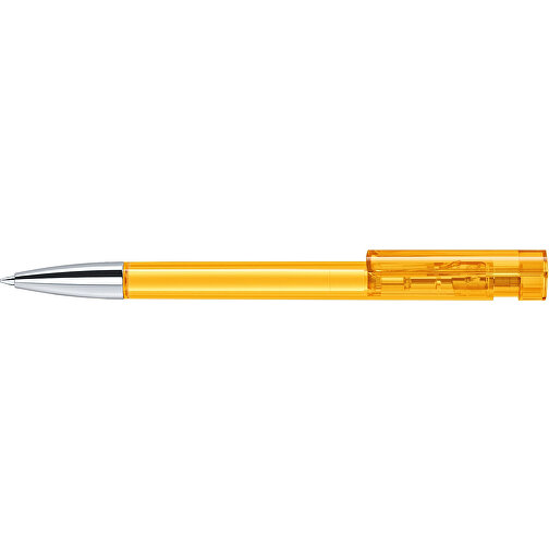 Senator® Liberty Clear MTT Druckkugelschreiber , Senator, gelb, Kunststoff, 14,50cm x 1,10cm x 1,50cm (Länge x Höhe x Breite), Bild 3