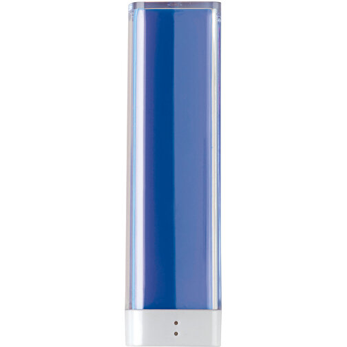 Powerbank Transparent 2200mAh , transparent dunkelblau, ABS, 9,10cm x 2,50cm x 2,50cm (Länge x Höhe x Breite), Bild 1