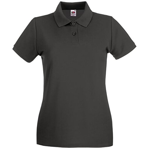 New Lady-Fit Premium Polo , Fruit of the Loom, graphit, 100 % Baumwolle, 2XL, , Bild 1