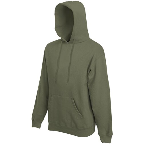 Hooded Sweat , Fruit of the Loom, oliv, 70 % Baumwolle, 30 % Polyester, L, , Bild 1