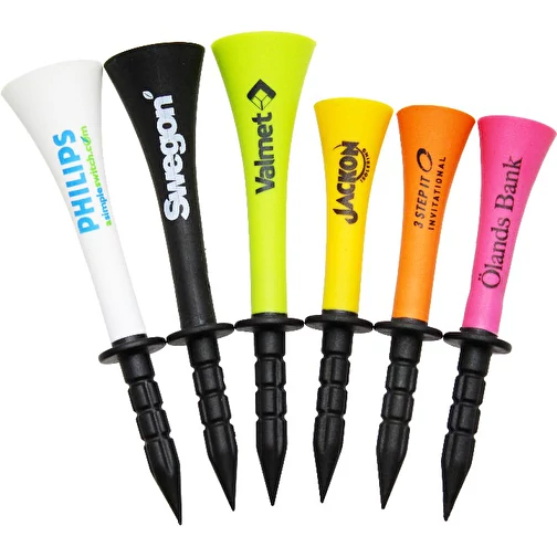 Tee Long Life 50 mm couleurs assorties, impression 2c incluse, Image 2