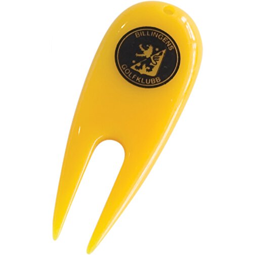 Fourche PF 300 jaune avec impression couleur à 1c, Image 1