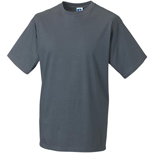 Classic T-Shirt , Russell, grau, 100 % Baumwolle, L, , Bild 1