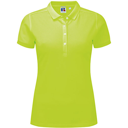 Ladies Stretch Polo , Russell, limette, XS, , Bild 1
