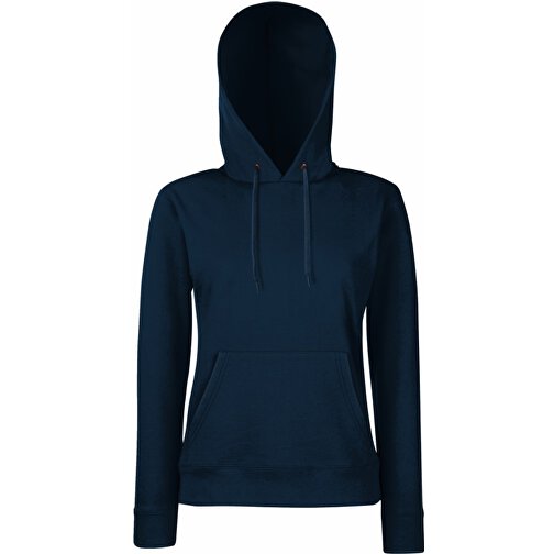 Lady-Fit Hooded Sweat , Fruit of the Loom, deep navy, 80 % Baumwolle / 20 % Polyester, L, , Bild 1