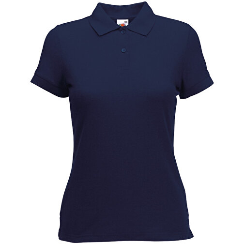 Lady-Fit 65/35 Polo , Fruit of the Loom, navy, 35 % Baumwolle / 65 % Polyester, L, , Bild 1