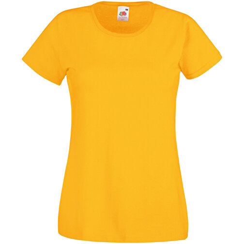 New Lady-Fit Valueweight T , Fruit of the Loom, sonnenblumengelb, 100 % Baumwolle, XL, , Bild 1