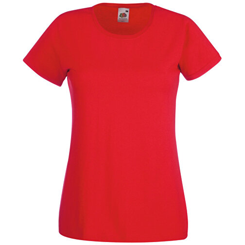New Lady-Fit Valueweight T , Fruit of the Loom, rot, 100 % Baumwolle, L, , Bild 1