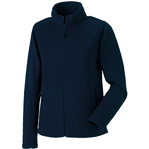 Outdoor Fleece Mit D. Reissverschluss , Russell, navy blau, 100 % Polyester, L, , Bild 1