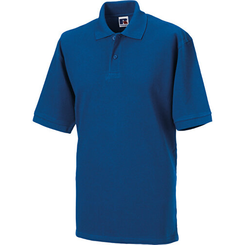 Poloshirt Aus 100% Baumwollpique , Russell, königsblau, 100 % Baumwolle, 2XL, , Bild 1