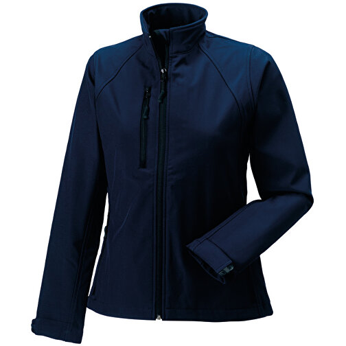 Soft Shell  - Jacke , Russell, navy blau, 92 % Polyester, 8 % Elastan, 3XL, , Bild 1