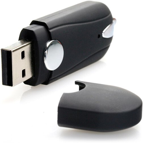 USB-Stick TANGO 8GB , Promo Effects MB , schwarz MB , 8 GB , Kunststoff MB , 3 - 10 MB/s MB , 7,00cm x 1,00cm x 2,10cm (Länge x Höhe x Breite), Bild 2