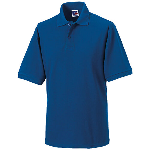 Strapazierfähiges Polo Aus Mischgewebe , Russell, königsblau, 65 % Polyester, 35 % Baumwolle, 3XL, , Bild 1