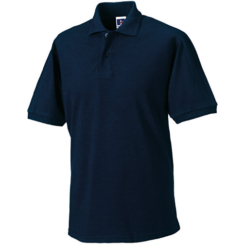 Strapazierfähiges Polo Aus Mischgewebe , Russell, navy blau, 65 % Polyester, 35 % Baumwolle, 4XL, , Bild 1