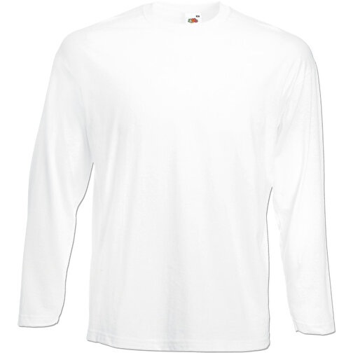 Valueweight Longsleeve T-Shirt , Fruit of the Loom, weiß, 100 % Baumwolle, M, , Bild 1