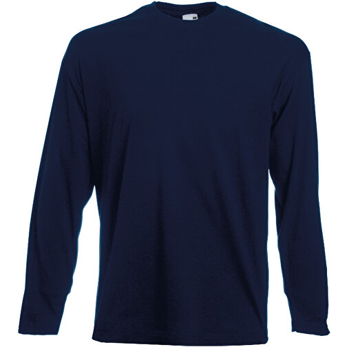 Valueweight Longsleeve T-Shirt , Fruit of the Loom, deep navy, 100 % Baumwolle, L, , Bild 1