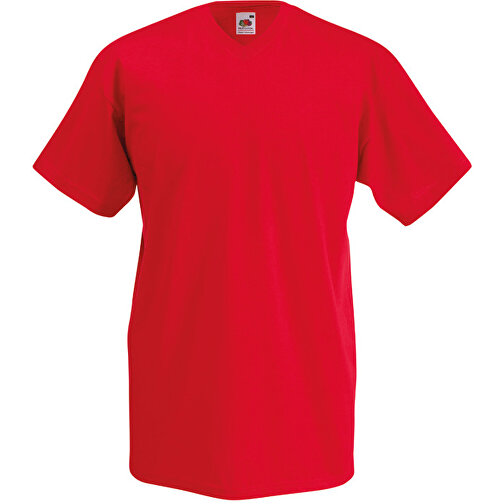 Value V-Neck T-Shirt , Fruit of the Loom, rot, 100 % Baumwolle, L, , Bild 1