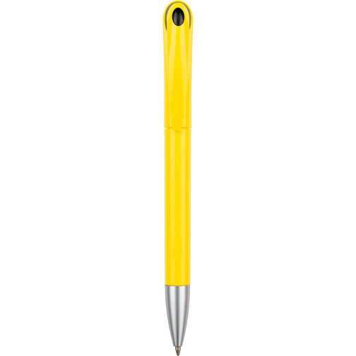 Kugelschreiber Halo , Promo Effects, gelb / schwarz, Kunststoff, 14,00cm (Länge), Bild 4