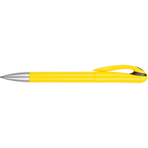 Kugelschreiber Halo , Promo Effects, gelb / schwarz, Kunststoff, 14,00cm (Länge), Bild 7