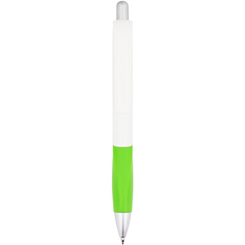 Kugelschreiber Muscle , Promo Effects, grün / weiss, Kunststoff, 14,10cm (Länge), Bild 3