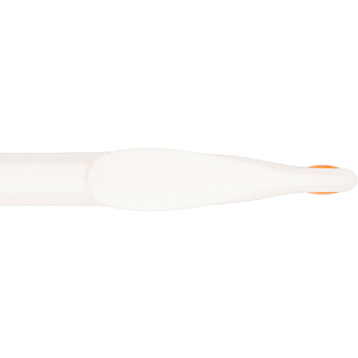 Kugelschreiber Nuit , Promo Effects, weiß / orange, Kunststoff, 14,10cm (Länge), Bild 9