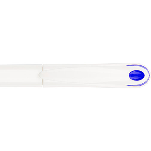 Kugelschreiber Halo , Promo Effects, weiß / blau, Kunststoff, 14,00cm (Länge), Bild 9