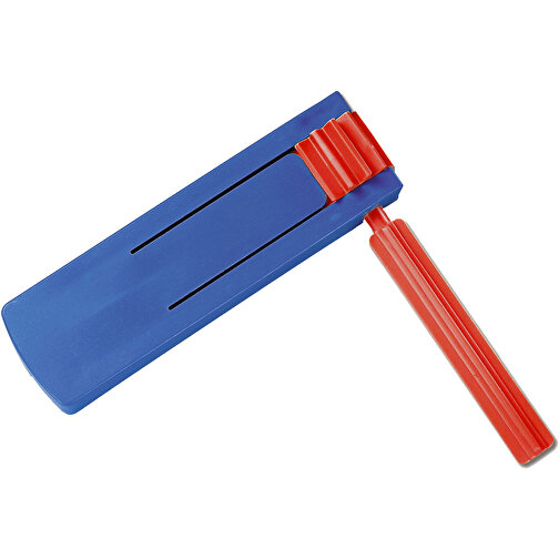 Ratsche 'Supreme' , standard-rot/standard-blau PS, Kunststoff, 15,00cm x 3,10cm x 15,00cm (Länge x Höhe x Breite), Bild 1