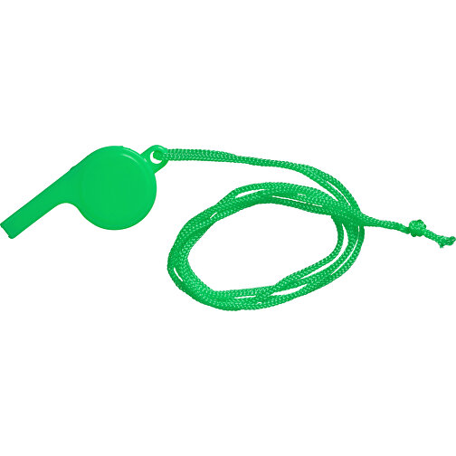 Trillerpfeife Aus Kunststoff Josh , grün, Nylon, PS, 5,60cm x 2,50cm x 2,00cm (Länge x Höhe x Breite), Bild 2