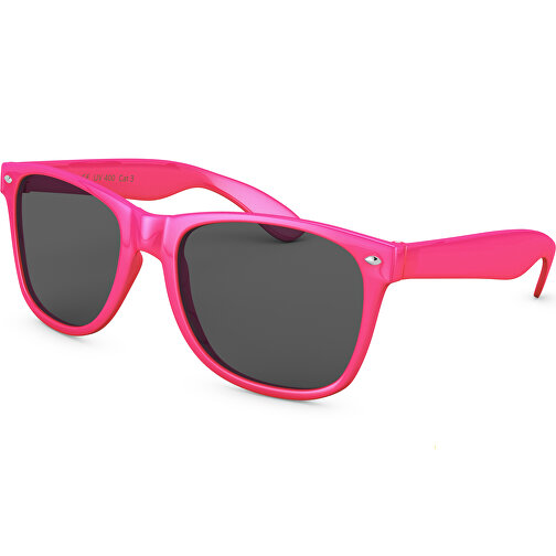 SunShine Glänzend - UV 400 , Promo Effects, pink glänzend, Rahmen aus Polycarbonat und Glass aus AC, 14,50cm x 4,80cm x 15,00cm (Länge x Höhe x Breite), Bild 1