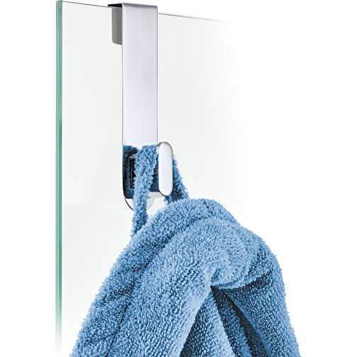 Hak do szklanej zaslony prysznicowej 'AREO' polerowany, Obraz 3