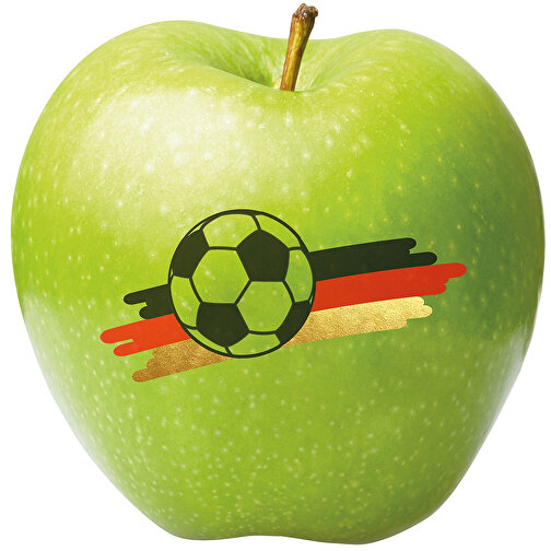 LogoFrucht Apfel Grün Fußball Edition 2024 , grün, Apfel, , Bild 1
