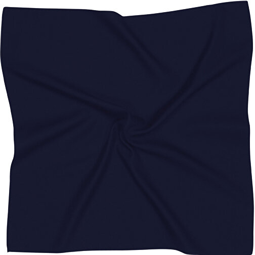 Tuch, Polyester Twill, Uni, Ca. 90x90 Cm , dunkelblau, Polyester Twill, 90,00cm x 90,00cm (Länge x Breite), Bild 1