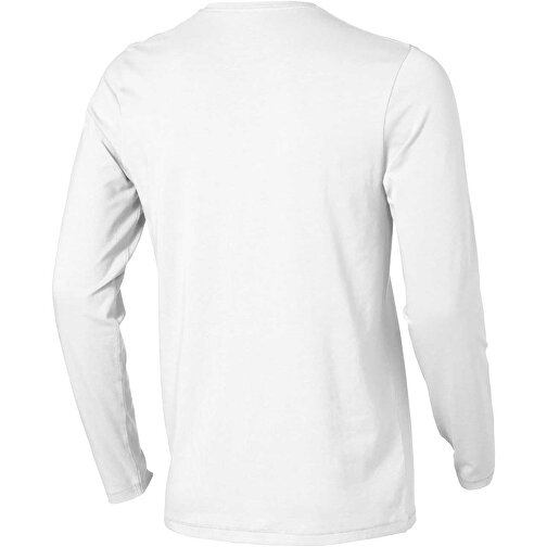 Ponoka Langarmshirt Für Herren , Green Concept, weiß, Single jersey Strick 95% Bio Baumwolle, 5% Elastan, 200 g/m2, L, , Bild 2