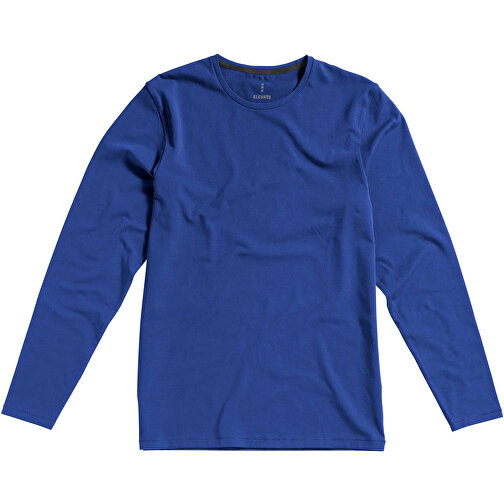 Ponoka Langarmshirt Für Herren , Green Concept, blau, Single jersey Strick 95% Bio Baumwolle, 5% Elastan, 200 g/m2, S, , Bild 5