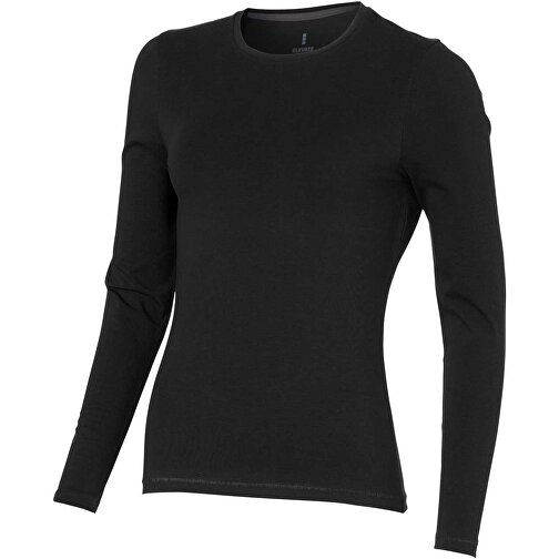 Ponoka Langarmshirt Für Damen , Green Concept, schwarz, Single jersey Strick 95% Bio Baumwolle, 5% Elastan, 200 g/m2, XL, , Bild 1