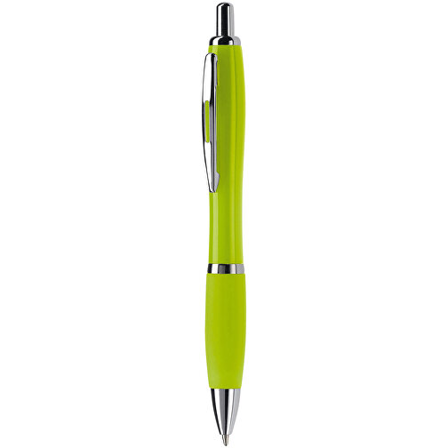 Kugelschreiber Hawaï HC , hellgrün, ABS, Metall, 14,00cm (Länge), Bild 1
