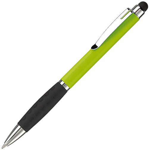 Kugelschreiber Mercurius Mit Touch , hellgrün, ABS & Metall, 13,70cm (Länge), Bild 2