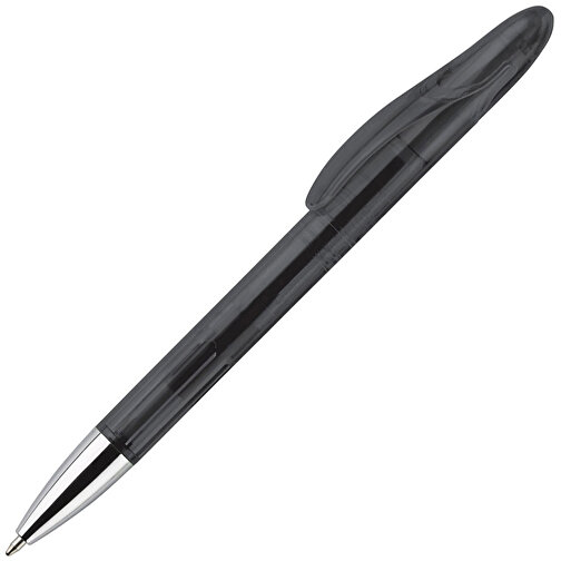 Kugelschreiber Speedy Transparent , transparent schwarz, ABS, 14,30cm (Länge), Bild 2