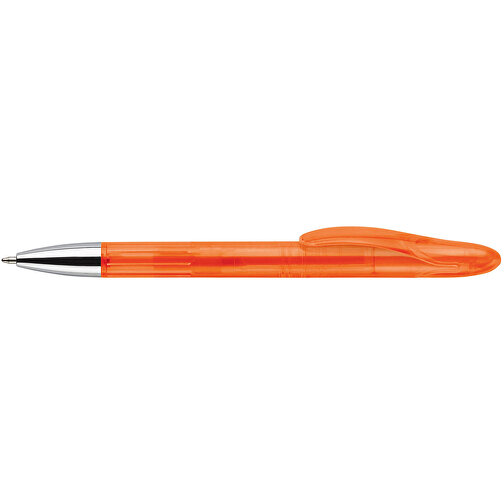 Kugelschreiber Speedy Transparent , transparent orange, ABS, 14,30cm (Länge), Bild 3