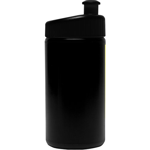 Sportflasche Design 500ml , schwarz, LDPE & PP, 17,80cm (Höhe), Bild 1