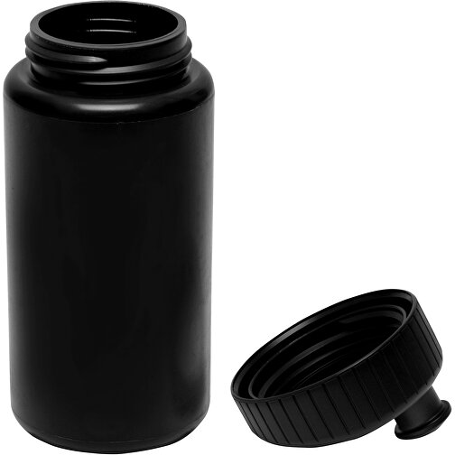 Sportflasche Design 500ml , schwarz, LDPE & PP, 17,80cm (Höhe), Bild 4