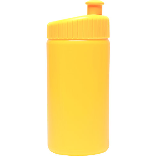 Sportflasche Design 500ml , gelb, LDPE & PP, 17,80cm (Höhe), Bild 1