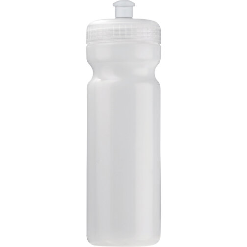 Sportflasche Classic 750ml , transparent, LDPE & PP, 24,80cm (Höhe), Bild 1