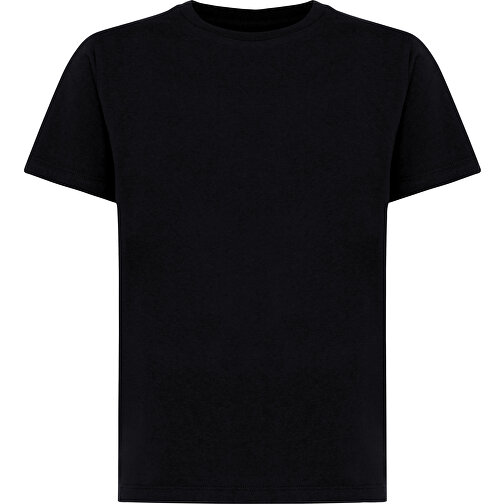 Iqoniq Koli Kids T-Shirt Aus Recycelter Baumwolle , schwarz, 30% recycelte und 70% biologische Baumwolle, 11-12, 60,00cm x 0,50cm (Länge x Höhe), Bild 1