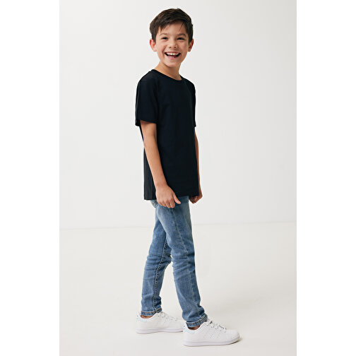 Iqoniq Koli Kids T-Shirt Aus Recycelter Baumwolle , schwarz, 30% recycelte und 70% biologische Baumwolle, 11-12, 60,00cm x 0,50cm (Länge x Höhe), Bild 4