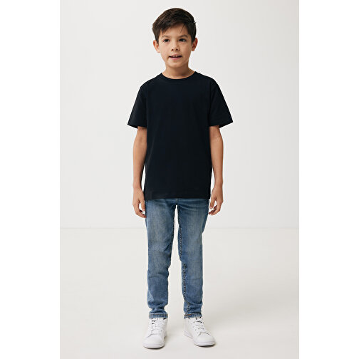 Iqoniq Koli Kids T-Shirt Aus Recycelter Baumwolle , schwarz, 30% recycelte und 70% biologische Baumwolle, 11-12, 60,00cm x 0,50cm (Länge x Höhe), Bild 5