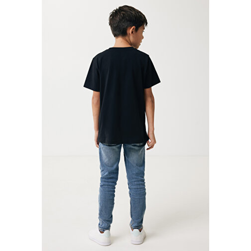 Iqoniq Koli Kids T-Shirt Aus Recycelter Baumwolle , schwarz, 30% recycelte und 70% biologische Baumwolle, 11-12, 60,00cm x 0,50cm (Länge x Höhe), Bild 6