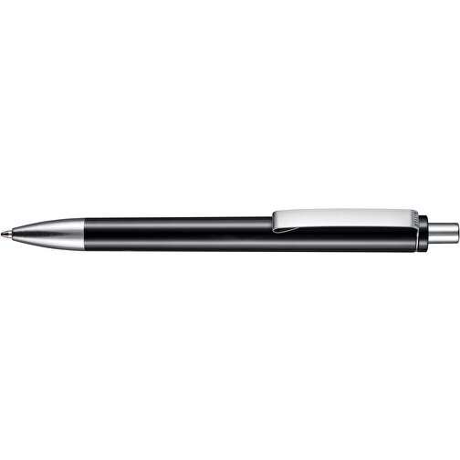 Kugelschreiber EXOS M , Ritter-Pen, schwarz, ABS u. Metall, 14,10cm (Länge), Bild 3