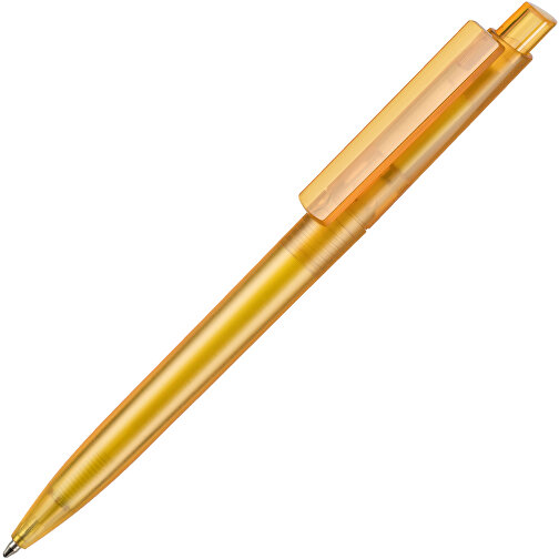 Kugelschreiber CREST FROZEN , Ritter-Pen, mango-gelb-TR/FR, ABS-Kunststoff, 14,90cm (Länge), Bild 2