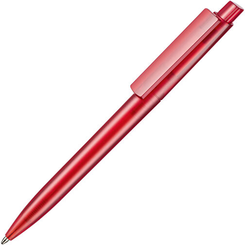 Kugelschreiber CREST FROZEN , Ritter-Pen, feuer-rot-TR/FR, ABS-Kunststoff, 14,90cm (Länge), Bild 2